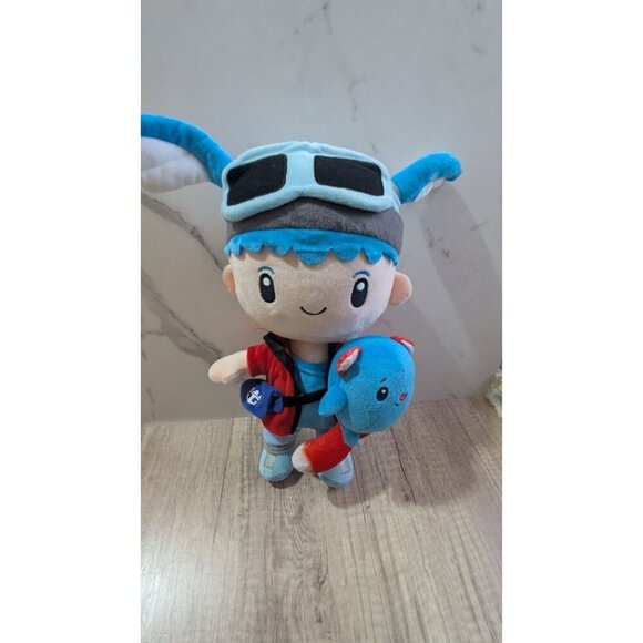 The Petting Zoo 14" Plush Doll Blue Hat & Goggles beach cruise souvenir 1994 - Picture 3 of 8